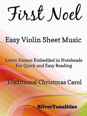 cover image of First Noel Easy Violin Sheet Music